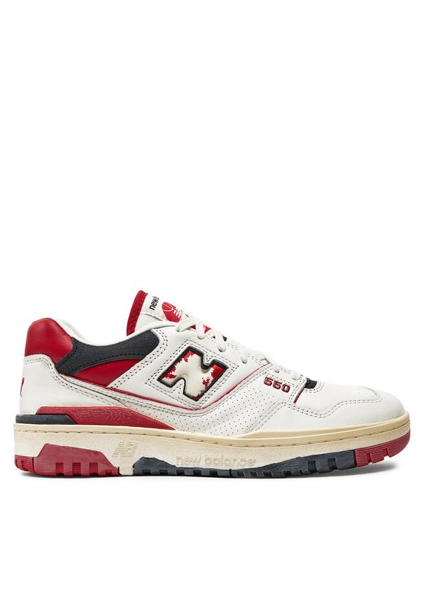 Sneakersy New Balance. Kolor: kremowy