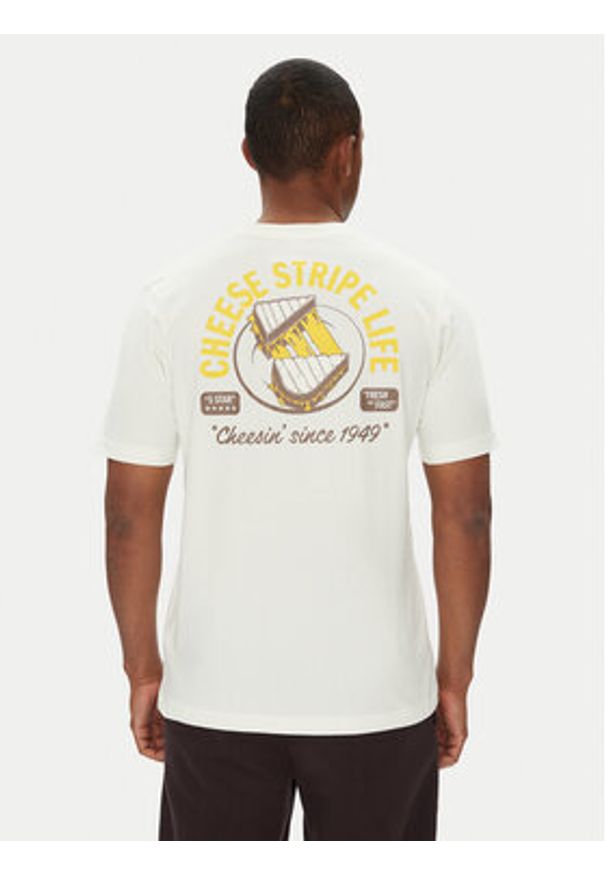 Adidas - adidas T-Shirt Food Grilled Cheese Graphic JM6459 Biały Regular Fit. Kolor: biały. Materiał: bawełna