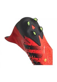 Adidas - Buty piłkarskie adidas Predator Freak+ Fg M FY6238 pomarańcze i czerwienie. Kolor: czerwony. Materiał: guma. Szerokość cholewki: normalna. Sezon: jesień. Sport: piłka nożna #4