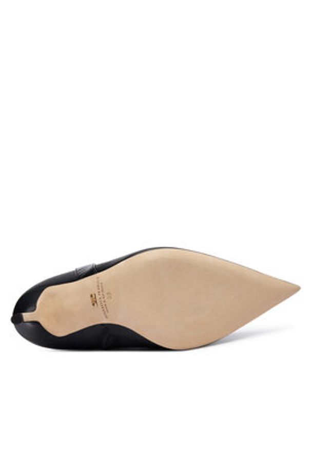 Elisabetta Franchi Kozaki SA-04L-56E2 Czarny. Kolor: czarny. Materiał: skóra