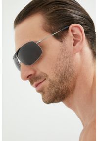 TOMMY HILFIGER - Tommy Hilfiger okulary przeciwsłoneczne męskie kolor czarny. Kolor: czarny #1