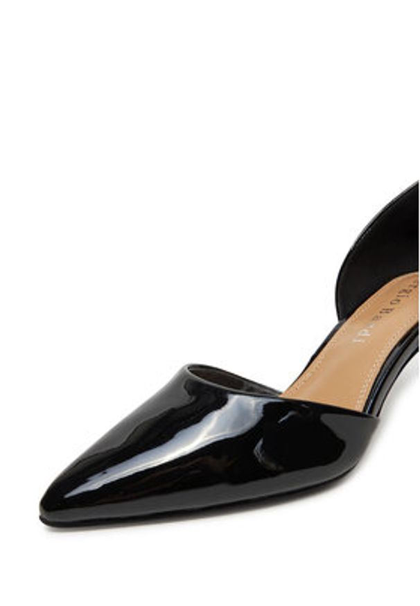 Sergio Bardi Szpilki WYL3994-2Z-SB Czarny. Kolor: czarny. Materiał: lakier, skóra. Obcas: na szpilce