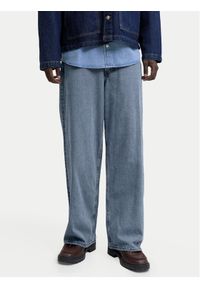 Jack & Jones - Jack&Jones Jeansy Dave Original 12290230 Niebieski Baggy Fit. Kolor: niebieski