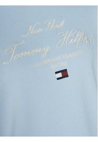 TOMMY HILFIGER - Tommy Hilfiger Bluza Modern Script Graphic WW0WW43842 Błękitny Regular Fit. Kolor: niebieski. Materiał: bawełna #2