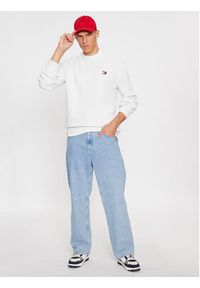 Tommy Jeans Sweter Tonal Xs Badge DM0DM17776 Szary Regular Fit. Kolor: szary. Materiał: bawełna #3