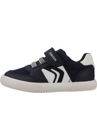Geox - Kapcie GEOX B GISLI BOY Niebieski. Okazja: na co dzień. Kolor: niebieski. Materiał: tkanina