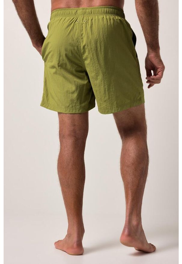 JAY-PI - Męskie Kąpielówki moda plażowa elastyczny pas do rozm. 8XL. Kolekcja: plus size. Kolor: zielony. Materiał: poliester, poliamid, materiał