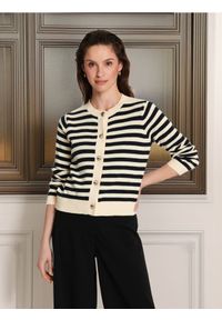 Sinsay - Kardigan w paski - wielobarwny. Materiał: bawełna. Wzór: paski #1