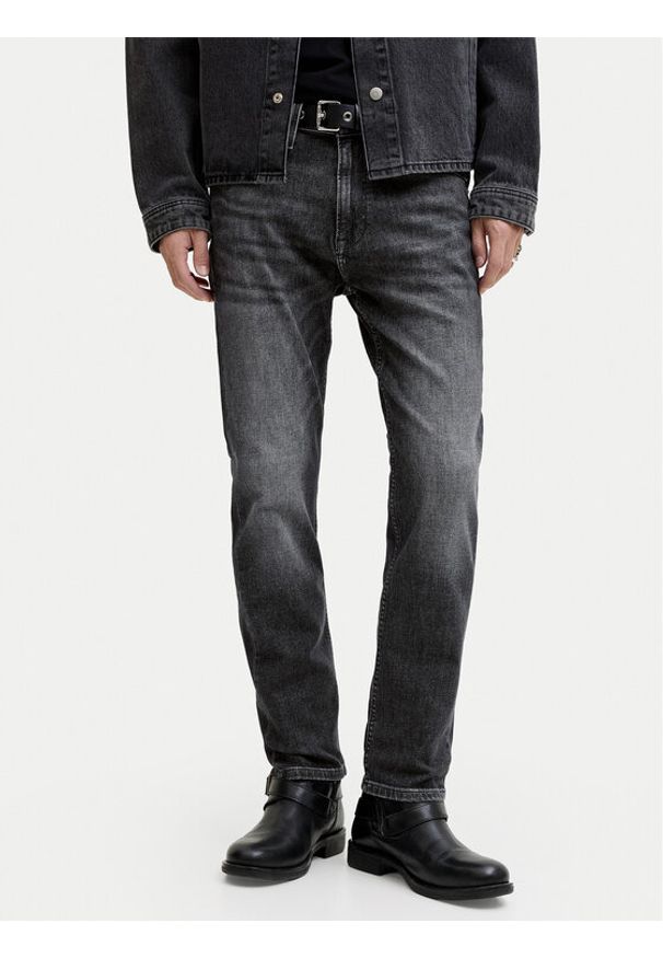 Jack & Jones Jeansy Clark Vintage 12278239 Czarny Skinny Fit. Kolor: czarny. Styl: vintage