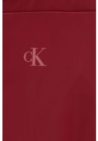 Calvin Klein Jeans Kurtka J20J216867.4890 damska kolor czerwony zimowa. Okazja: na co dzień. Kolor: czerwony. Materiał: materiał. Długość rękawa: raglanowy rękaw. Wzór: gładki. Sezon: zima. Styl: casual #2