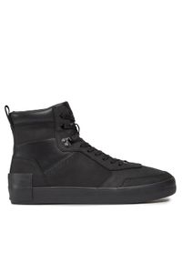 Calvin Klein Jeans Sneakersy Vulcanized Laceup Mid Lth YM0YM00851 Czarny. Kolor: czarny. Materiał: skóra ekologiczna #1