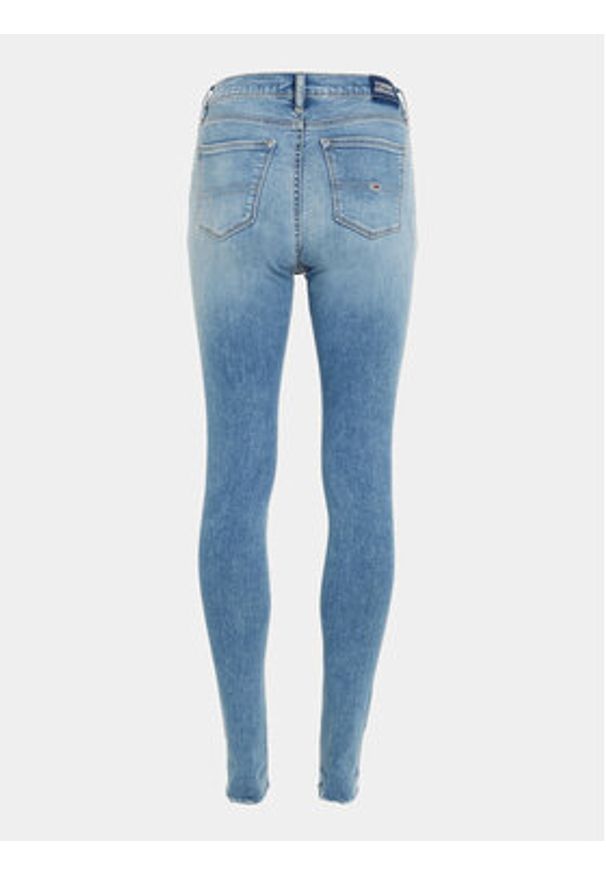 Tommy Jeans Jeansy Nora DW0DW16043 Niebieski Skinny Fit. Kolor: niebieski