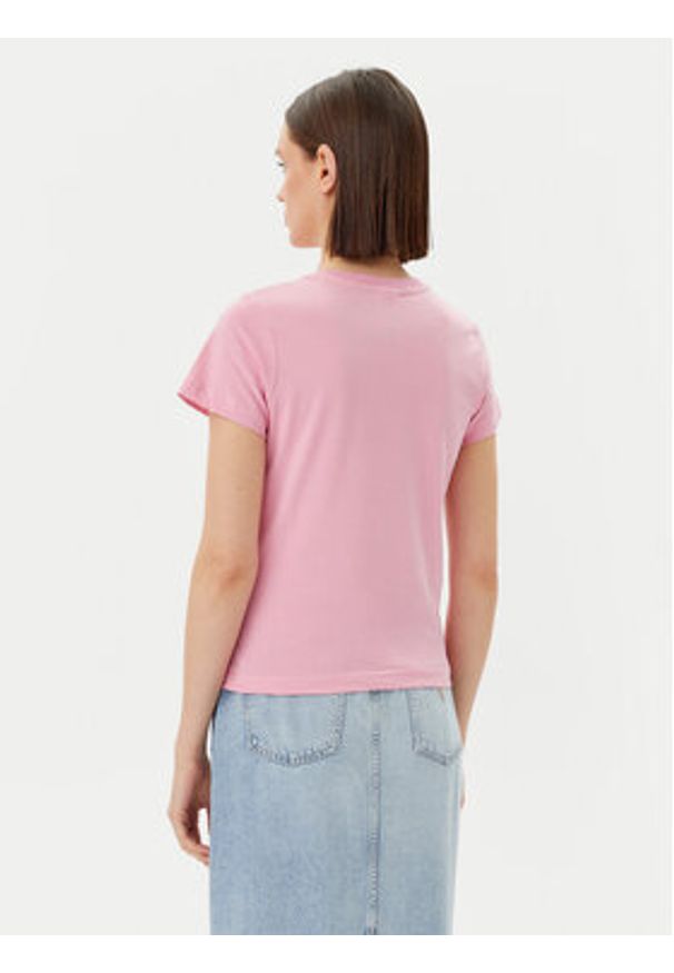 Guess T-Shirt V5GI10 K9RM1 Różowy Regular Fit. Kolor: różowy. Materiał: bawełna