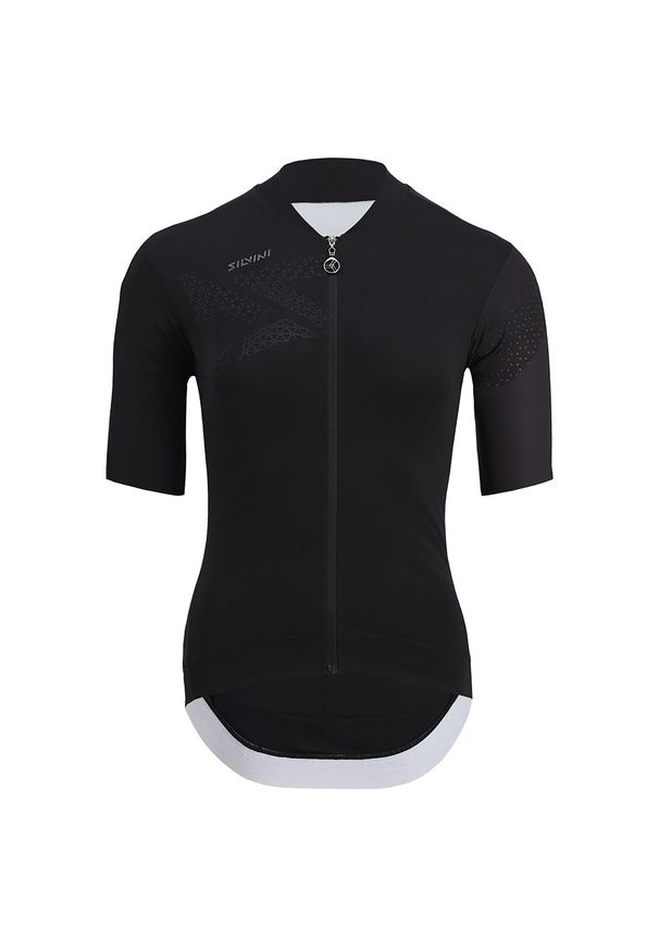 Koszulka rowerowa damska Silvini Rosalia WD1619. Kolor: czarny. Materiał: materiał, mesh. Sport: kolarstwo