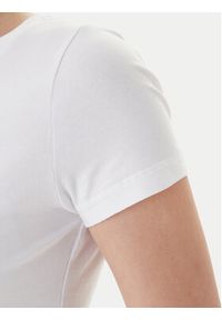 EA7 Emporio Armani T-Shirt 7W001045 AF10373 U0002 Biały Slim Fit. Kolor: biały. Materiał: bawełna #4