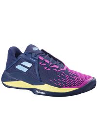 Buty tenisowe męskie Babolat Propulse Fury 3 Clay. Kolor: różowy, niebieski, wielokolorowy, żółty. Sport: tenis