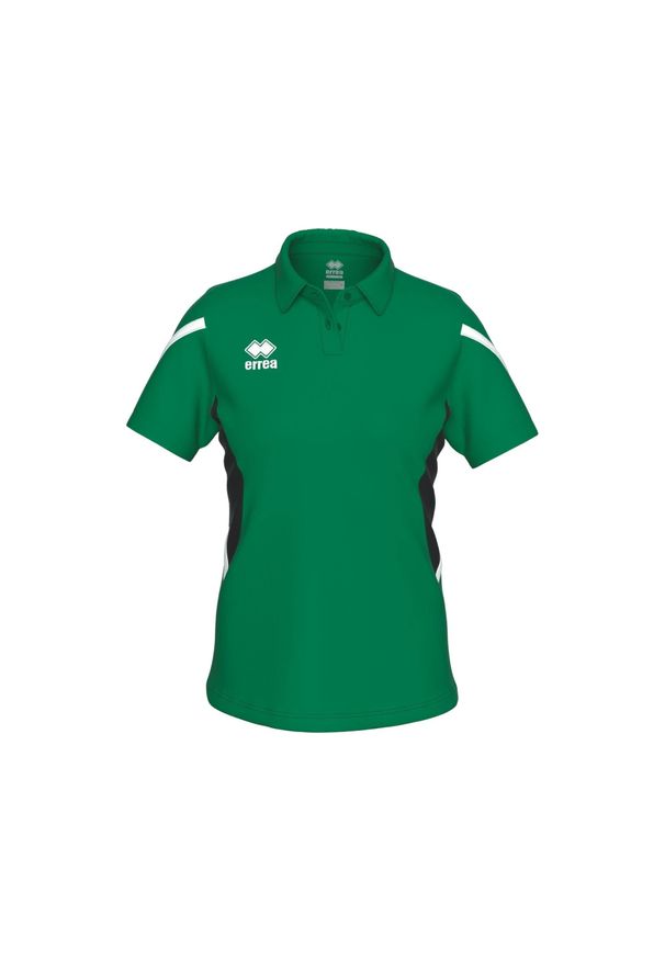 ERREA - Damski jersey Errea Carmen. Typ kołnierza: typu carmen. Kolor: czarny, wielokolorowy, zielony. Materiał: jersey. Sport: kolarstwo