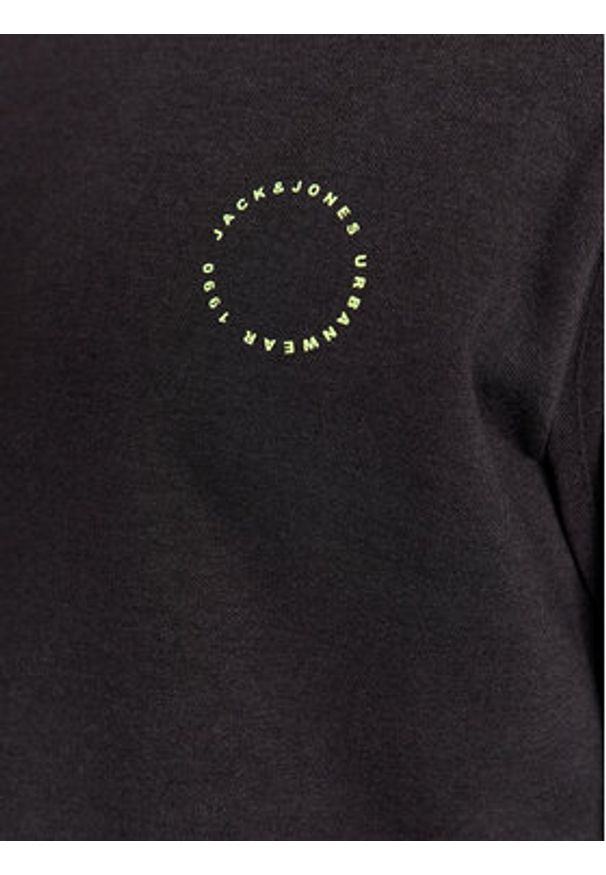 Jack & Jones - Jack&Jones Bluza Thiba 12236175 Czarny Regular Fit. Kolor: czarny. Materiał: bawełna, syntetyk