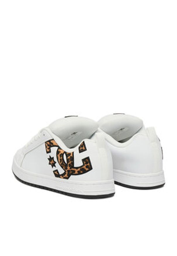 DC Shoes Sneakersy CEOWB-V5-10116 Biały. Kolor: biały. Materiał: skóra