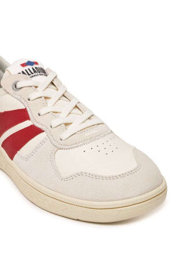 Palladium Sneakersy Pallacup Flame Lth 74485-174-M Biały. Kolor: biały. Materiał: zamsz, skóra