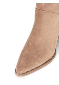 DeeZee Kozaki WS22367-02 Beżowy. Kolor: beżowy. Materiał: materiał #4