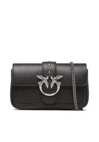 Pinko Torebka Love One Pocket C PE 23 PLTT 100061 A0F1 Czarny. Kolor: czarny. Materiał: skórzane