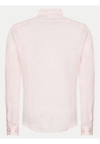 JOOP! Koszula 146Pai 30041389 Różowy Slim Fit. Kolor: różowy. Materiał: len #2