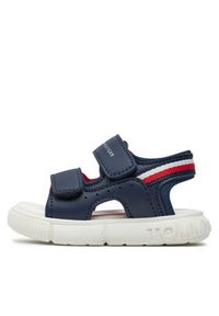 TOMMY HILFIGER - Tommy Hilfiger Sandały T1B2-33423-1591 M Niebieski. Kolor: niebieski #3