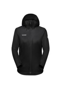 Softshell damski Mammut Ultimate VII SO Hooded Jacket. Kolor: wielokolorowy, czarny, szary. Materiał: softshell