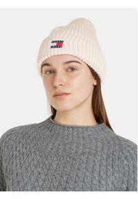 Tommy Jeans Czapka AW0AW16785 Beżowy. Kolor: beżowy. Materiał: akryl, materiał #2