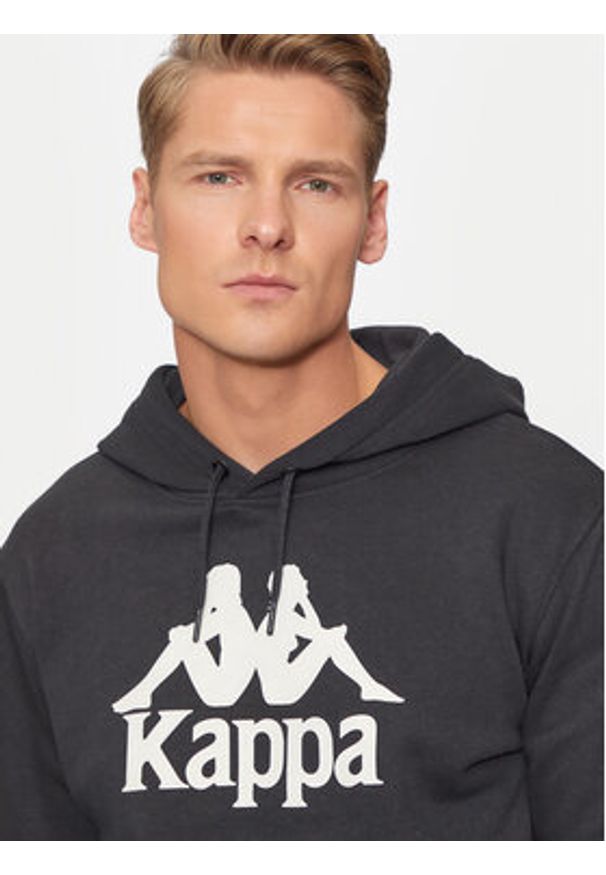 Kappa Bluza Malmo 3 Auth Kontemporary 341M43W Czarny Regular Fit. Kolor: czarny. Materiał: bawełna