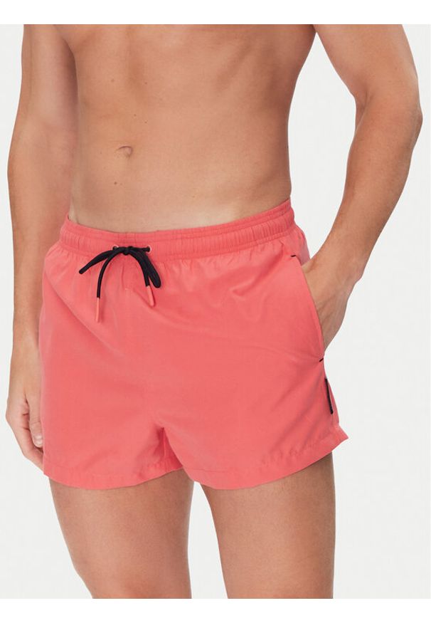 YSABEL MORA - Ysabel Mora Szorty kąpielowe 90356 Koralowy Regular Fit. Kolor: pomarańczowy. Materiał: syntetyk
