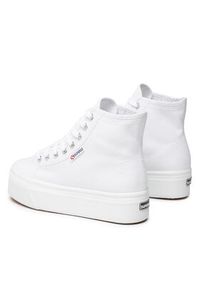 Superga Sneakersy Hi Top 2708 S41273W Biały. Kolor: biały. Materiał: materiał #6