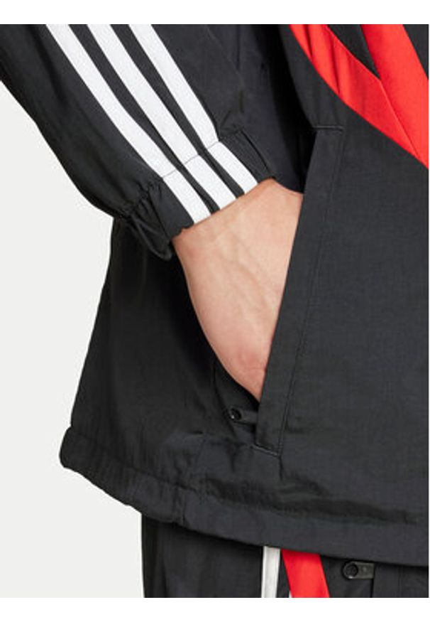 Adidas - adidas Bluza Archive IY2092 Czarny Regular Fit. Kolor: czarny. Materiał: syntetyk