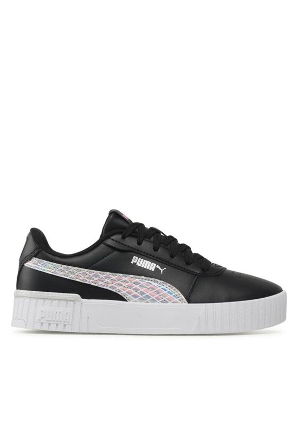 Puma Sneakersy Carina 2.0 Mermaid Jr 389742 02 Czarny. Kolor: czarny. Materiał: skóra