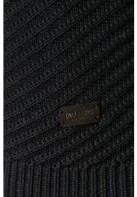 Only & Sons - Sweter. Okazja: na co dzień. Kolor: niebieski. Długość rękawa: długi rękaw. Długość: długie. Styl: casual #2