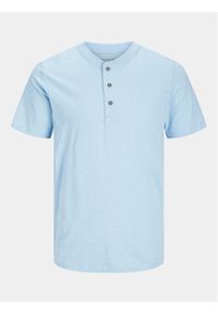 Jack & Jones - Jack&Jones T-Shirt Jprblunixs 12257965 Niebieski Slim Fit. Kolor: niebieski. Materiał: bawełna