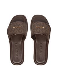 MICHAEL Michael Kors Klapki Suki 40S5SKFA1B Brązowy. Kolor: brązowy. Materiał: skóra #6