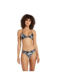 Dół kostiumu kąpielowego Volcom Stay od Leaf Cheeky. Kolor: czarny, niebieski, wielokolorowy, biały
