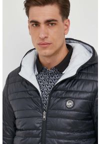 Michael Kors kurtka dwustronna męska kolor czarny przejściowa. Kolor: czarny. Materiał: syntetyk, poliester #6