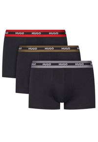 Hugo - HUGO Komplet 3 par bokserek 50492375 Czarny. Kolor: czarny. Materiał: bawełna