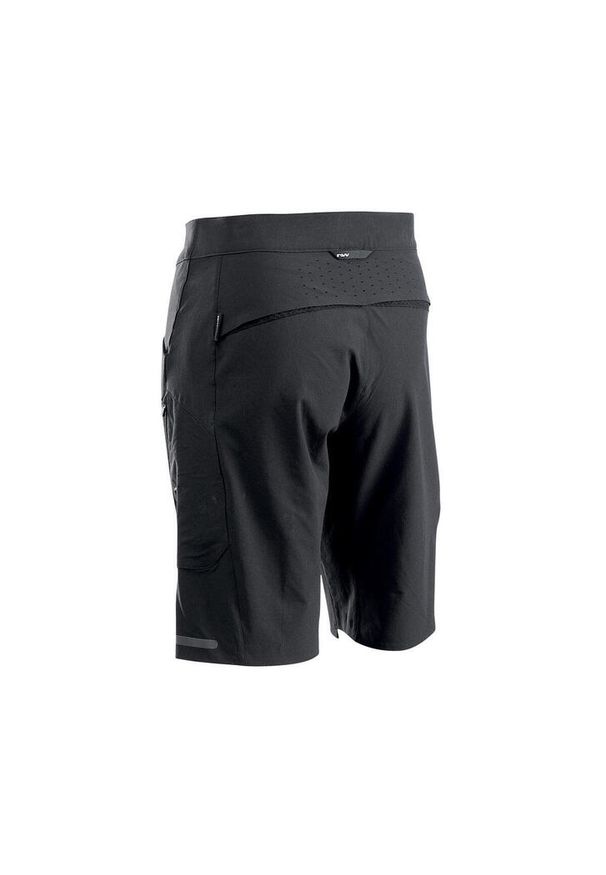 Spodenki na rower mtb i gravel NORTHWAVE ROCKSTER Baggy czarne. Kolor: czarny. Materiał: materiał. Sport: kolarstwo