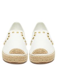 DeeZee Espadryle MSD53 Biały. Kolor: biały. Materiał: materiał #5