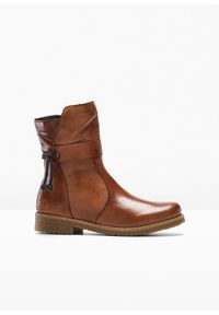 bonprix - Botki marki Rieker. Kolor: brązowy. Sezon: zima #1