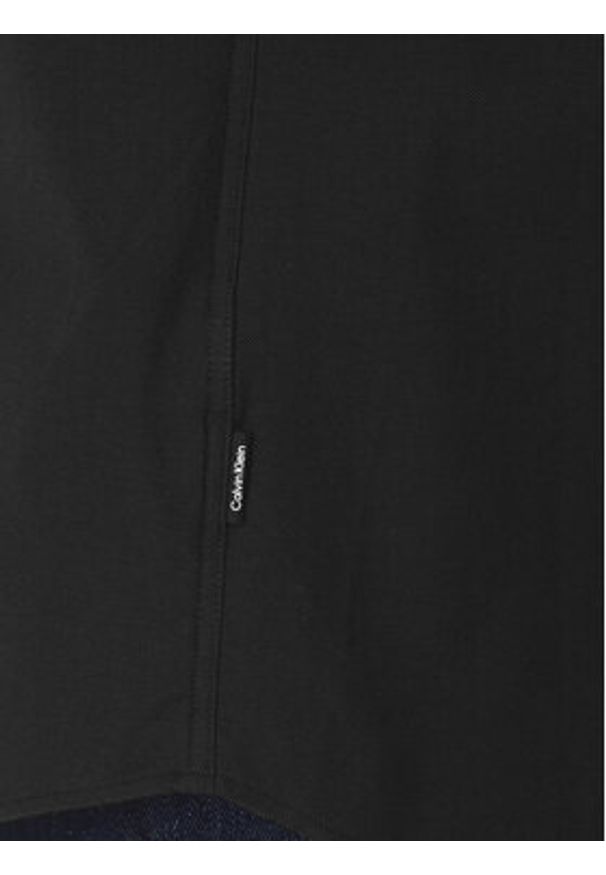 Calvin Klein Koszula K10K113311 Czarny Regular Fit. Kolor: czarny. Materiał: bawełna