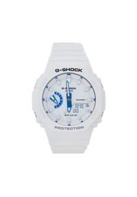 G-Shock Zegarek GA-2100HDS-7AER Biały. Kolor: biały