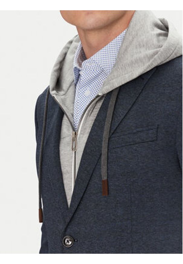 JOOP! Marynarka 17 JB-80Havardy 30046475 Niebieski Slim Fit. Kolor: niebieski. Materiał: wiskoza