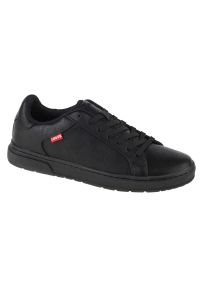 Levi's® - Levis Buty Levi's Sneakers Piper M 234234-661-559 czarne. Okazja: na co dzień. Zapięcie: sznurówki. Kolor: czarny. Materiał: guma, syntetyk, skóra