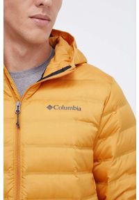 columbia - Columbia kurtka sportowa puchowa Lake 22 kolor żółty. Kolor: żółty. Materiał: puch. Styl: sportowy #2