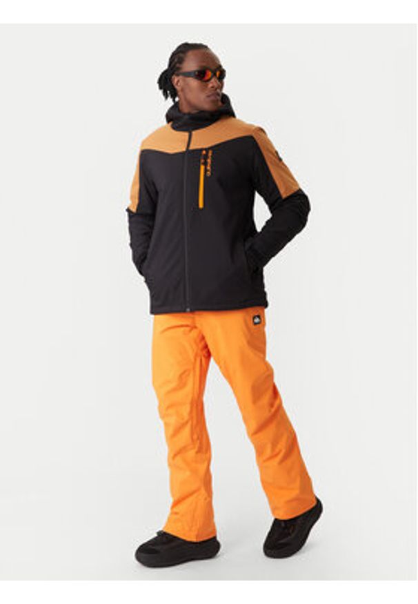 Quiksilver Spodnie snowboardowe Estate EQYTP03237 Pomarańczowy Slim Fit. Kolor: pomarańczowy. Materiał: syntetyk. Sport: snowboard